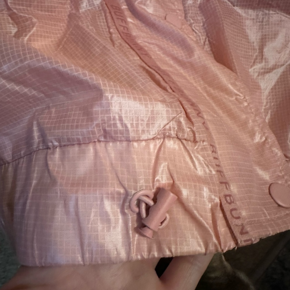 BuffBunny Pink Hooded Windbreaker Jacket - Picture 4 of 5